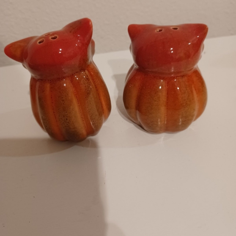 Crackerbarrel Owl Salt & Pepper Shakers - Picture 2 of 4